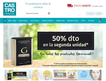 Tablet Screenshot of castrofarmacias.com